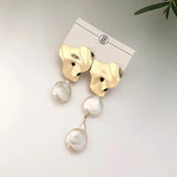 Natural Freshwater Pearl Stud Earrings