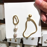 Natural Freshwater Pearl Stud Earrings