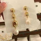 Natural Freshwater Pearl Stud Earrings