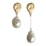 Natural Freshwater Pearl Stud Earrings