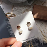 2019 New Trendy Styles Beaded Simulated Pearl  Earrings