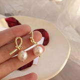 2019 New Trendy Styles Beaded Simulated Pearl  Earrings