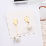 2019 New Trendy Styles Beaded Simulated Pearl  Earrings