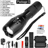 12000 LM Led Flashlight Ultra Bright Linterna Led Torch