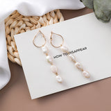 2019 New Acrylic Symphony Simulated Pearl Earrings