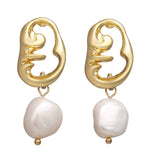 Vintage Gold Drop Earrings For Women 2019