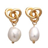 Vintage Gold Drop Earrings For Women 2019