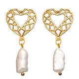 Vintage Gold Drop Earrings For Women 2019