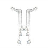 Hyperbole Temperament  Elegant Long Drop Earrings