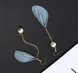 Korean Multiple Butterfly Wings Drop Earrings