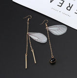 Korean Multiple Butterfly Wings Drop Earrings