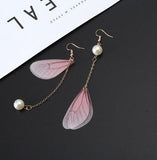 Korean Multiple Butterfly Wings Drop Earrings