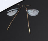 Korean Multiple Butterfly Wings Drop Earrings