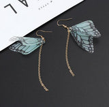 Korean Multiple Butterfly Wings Drop Earrings