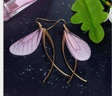 Korean Multiple Butterfly Wings Drop Earrings