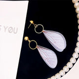 Korean Multiple Butterfly Wings Drop Earrings