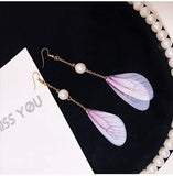 Korean Multiple Butterfly Wings Drop Earrings