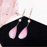 Korean Multiple Butterfly Wings Drop Earrings