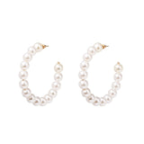 New Sea Shell Pendant Earrings Gold
