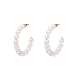 New Sea Shell Pendant Earrings Gold