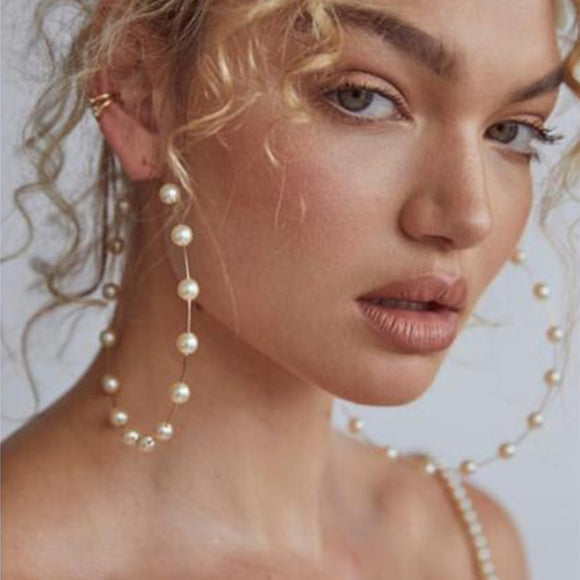 2019 New Big Circle Round Drop Earrings For Women