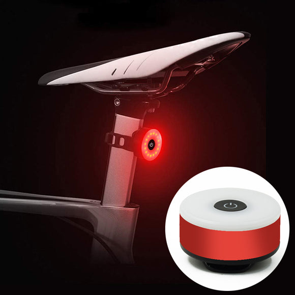 WasaFire Mini Bicycle Tail Light Bike Rear Light Taillight USB Rechargeable Flashlight Safety Warning Lights Cycling accessory