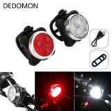 4 Modes USB Rechargeable Cycling Bicycle Light