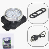 4 Modes USB Rechargeable Cycling Bicycle Light