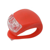 WasaFire Silicone Safety Warning Light 3 Modes Bicycle Lights Helmet LED Flash light Wheel Front Bike Light cycle Rear Tail Lamp