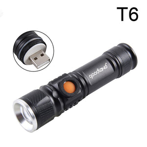 Goodland USB LED Flashlight Rechargeable LED Torch Light