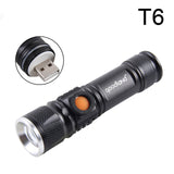 Goodland USB LED Flashlight Rechargeable LED Torch Light